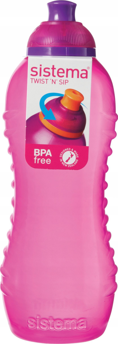 Shishe uji Sistema Squeeze Drinks, 460ml, plastike, ngjyra të ndryshme