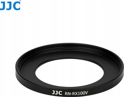 Set adapter filtrash JJC për Sony RX100 II III IV V, 52mm, me kapak lenteje, i zi