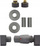 Set valvula termostatike Integra Graphite Right Side Pex AiO, për radiator, grafit