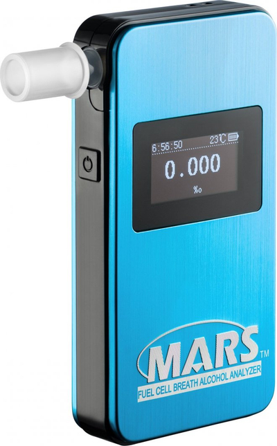 Анализатор на дишење Alcovisor Mars BT, син