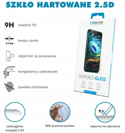Xhami i mbrojtjes Forever Tempered Glass për Xiaomi Redmi Note 10, 9H, 0.33mm