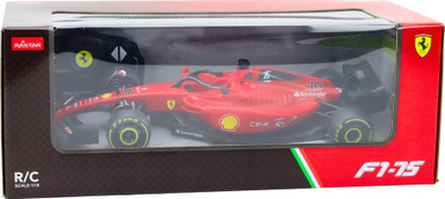 Makinë garash me pult Ferrari F1-75, shkallë 1:18, 31.5cm, e kuqe
