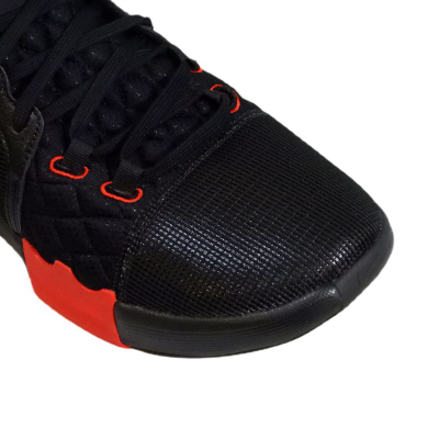 Atlete basketbolli Nike LeBron Witness 8 me Air, të zeza me të kuqe e të bardha