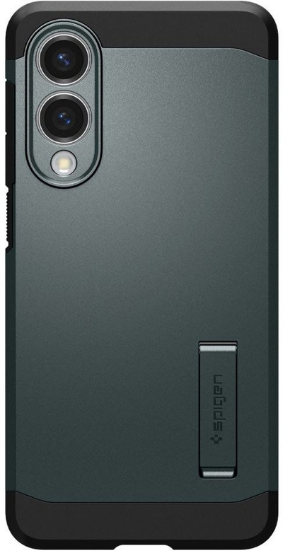 Mbulesë Spigen Tough Armor MagSafe për Samsung Galaxy S25 Edge, e fortë dhe rezistente, Abyss Green
