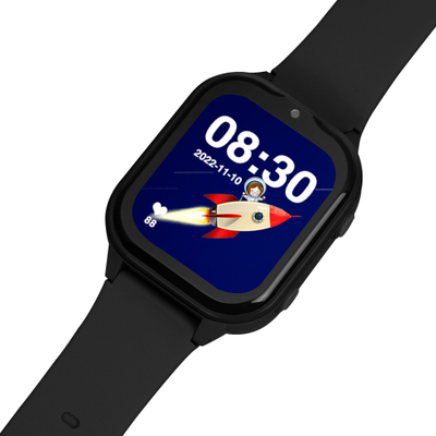 Orë inteligjente për kalamaj Garett Kids Sun Ultra 4G, 1.85", GPS, e zezë