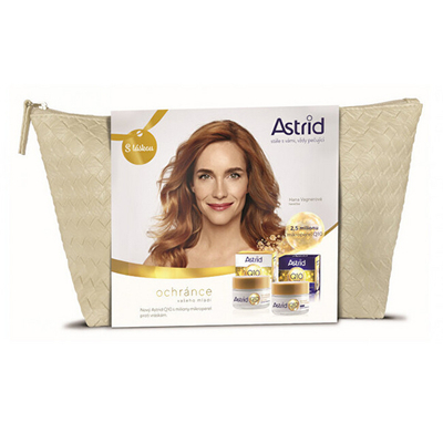 Set Astrid Q10 Miracle, krem dite 50 ml x krem nate 50 ml + çantë kozmetike