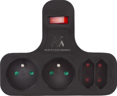 Kabllo Maclean MCE224 E/B për lidhje audio-video, e zezë