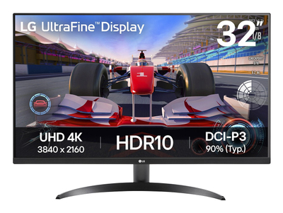 Monitor LG 32UR500K B, 31.5", 4K UHD, i zi