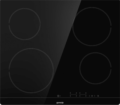 Електрична плотна Gorenje ECT641BSC, 4 зони за готвење, со допир, црна