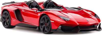 Makinë lodër me pult Rastar Lamborghini Aventador, 1:12, radio 27 MHz, e kuqe metalike
