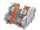 Shirit matës elektrik Wago LPW 847-105/060-1000, 13 pole, 60V AC, gri