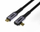 Kabllo USB PremiumCord USB4 Gen 3x2, 40Gbps, 8K 60Hz, 240W, 0.3m, këndore