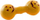 Lodër për qen Dingo Halloween Barbell Pumpkin, vinyl, 17cm, portokalli