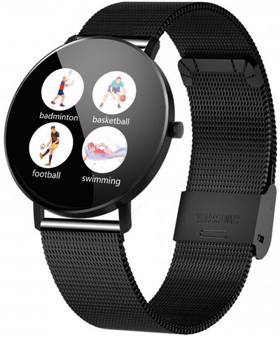 Orë e mençur VeryFit F25 DIX01, e zezë