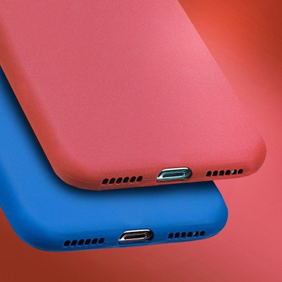 Mbrojtëse telefoni Forcell Silicone Case për iPhone 7, silikon, e zezë