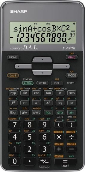 Sharp EL-531TH Научен Калкулатор, Сив