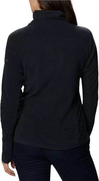 Bluzë polar Columbia Glacial IV Half Zip W, për goca, e zezë