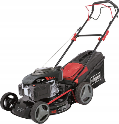 Kositëse benzine Scheppach MS161-46, 161cc, 46 cm, e zezë e kuqe