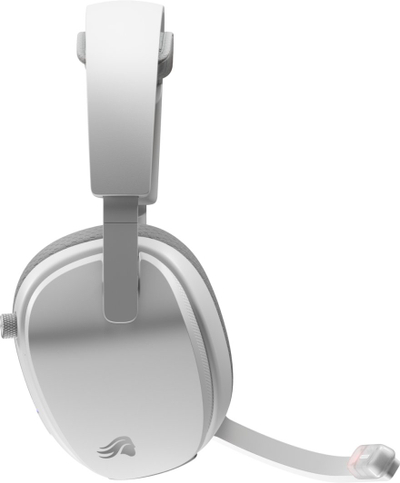 Kufje gaming Glorious GHS Wireless InfinitePlay, pa tela, mikrofon me reduktim zhurme, të bardha