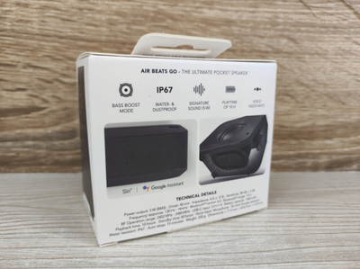 Boks Bluetooth Vonmählen Air Beats Go, 5W, IP67, i zi