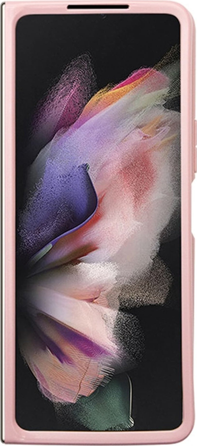 Maskë telefoni Guess për Samsung Galaxy Z Fold5, Glitter Flakes, logo metalike, rozë