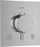Bateri termostatike dushi Hansgrohe Ecostat Comfort E 33711000, për montim të fshehtë, për 2 dalje, krom