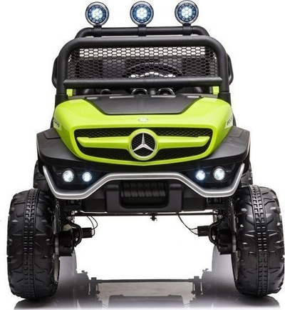 Makinë elektrike lodër LEAN CARS Mercedes Unimog S, 12V, me pult, jeshile