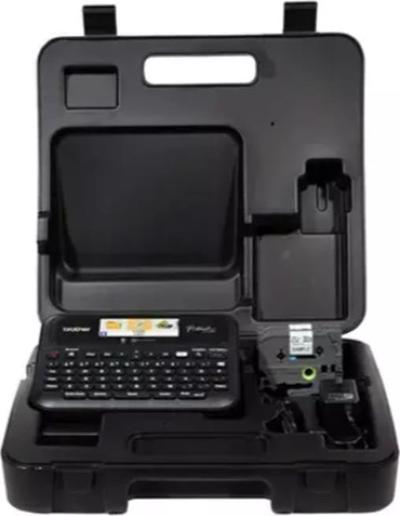 Printer etiketash Brother PTD610BTVP, gjerësi 24mm, Bluetooth USB, i zi