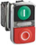 Butoni kontrolli me ndriçim Schneider Electric, 22 mm, i kuq / gjelbër