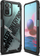 Kapak telefoni Ringke Fusion X për Xiaomi Redmi Note 10 10S, mbrojtës i fortë, shpina transparente, i zi