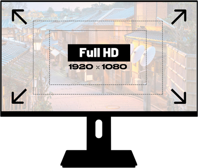 Monitor Office PC Screen, 21.5", Full HD, USB C 65W, i zi
