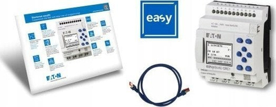 Starter kit automatizimi Eaton EASYE4 EASY-E4-AC-12RC1, AC DC, easySoft, kabllo programimi