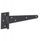 Shirit menteje DMX T, 200 x 50 x 110 mm, 2 mm, i zi