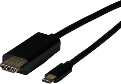 Kabllo USB EFB EBUSBC-HDMI-4K60K.2, USB-C në HDMI, 2 m, e zezë