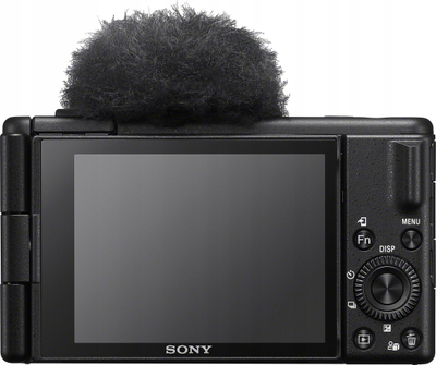 Kamerë e vogël Sony ZV-1 II për vlog, me ekran që rrotullohet, e zezë