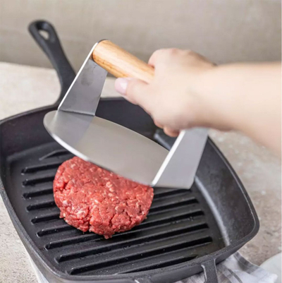 Shtypës burgerësh Kinghoff KH 1878, 11.4 cm, inox