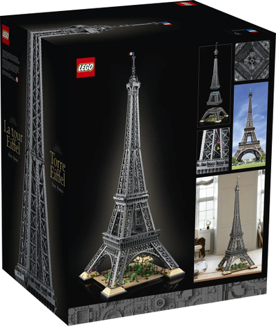 Set LEGO Icons Eiffel Tower 10307, 10001 pjesë, për të rritur, shumëngjyrësh