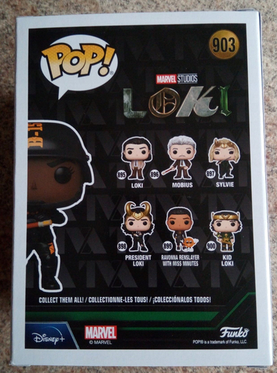 Figurë Funko Pop Marvel Loki Hunter B-15, nr 903, ekskluzive Amazon, e zezë