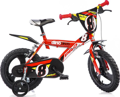 Biçikletë për kalamaj Dino bikes, 87 x 46 x 16 cm, e kuqe