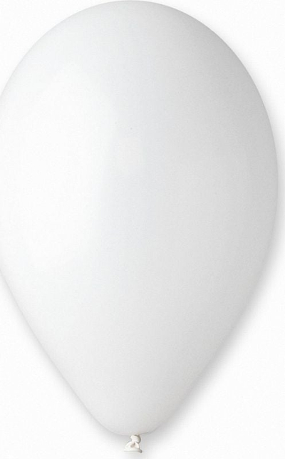 Tullumbace latex biodegraduese, 33cm, set 50 copë, të bardha