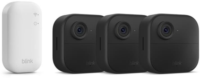 Sistem kamerash sigurie Blink Outdoor 4 dhe Blink Mini 2, set me 3 kamera, video HD, i zi