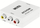 Adapter video Roger MINI AV2HDMI, RCA në HDMI, 1080p, i bardhë