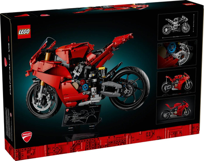 Lodër motoçiklete Ducati Panigale V4 S, model dekorativ, e kuqe