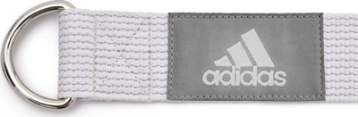 Rrip joga adidas ADYG-20200CW, pambuk–poliester, me unaza metalike, gri