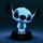 Dritë dekorative Paladone Stitch Icon Light, 11cm, me bateri, blu