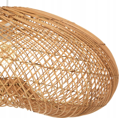 Llampë varëse Atmosphera Jeny Natural, ratan 68cm, E27 40W, bezhë
