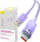 Kabllo USB Baseus CATS010405, USB A me USB C, 1 m, vjollcë