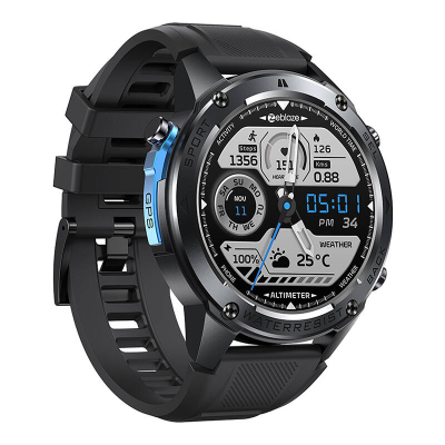 Ora inteligjente Zeblaze Stratos 2 Ultra, GPS dual-band, 10 ATM, e zezë