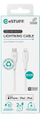 Kабел eSTUFF INFINITE Super Soft, USB-C - Лајтнинг, 2m, бел