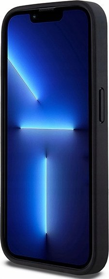 Mbulesë telefoni DKNY PU Leather Repeat Pattern, për iPhone 15 Pro Max, e zezë